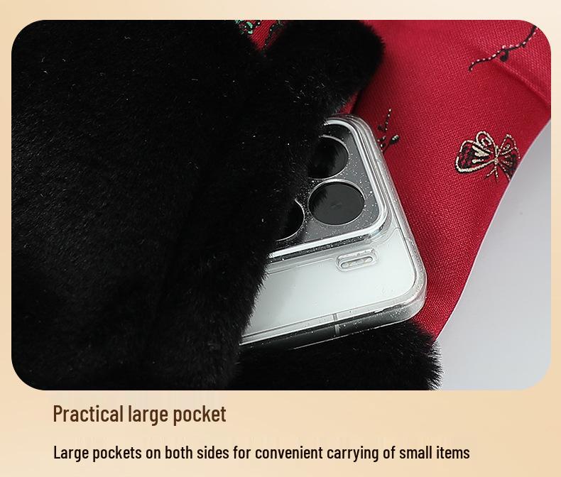 Velvet-Lined Cotton Winter Coat for Elderly Women: Warm, Stylish, Thickened Mother's Jacket