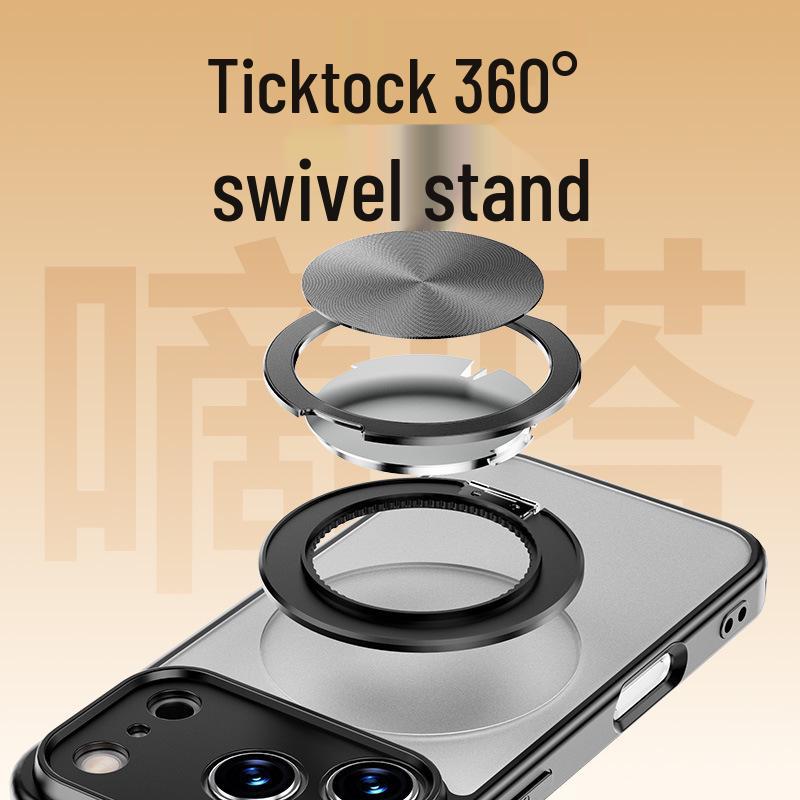 Husă Suport Magnetic de Încărcare 360 pentru iPhone 17/16 Pro Max/15 - Protecție la Cădere