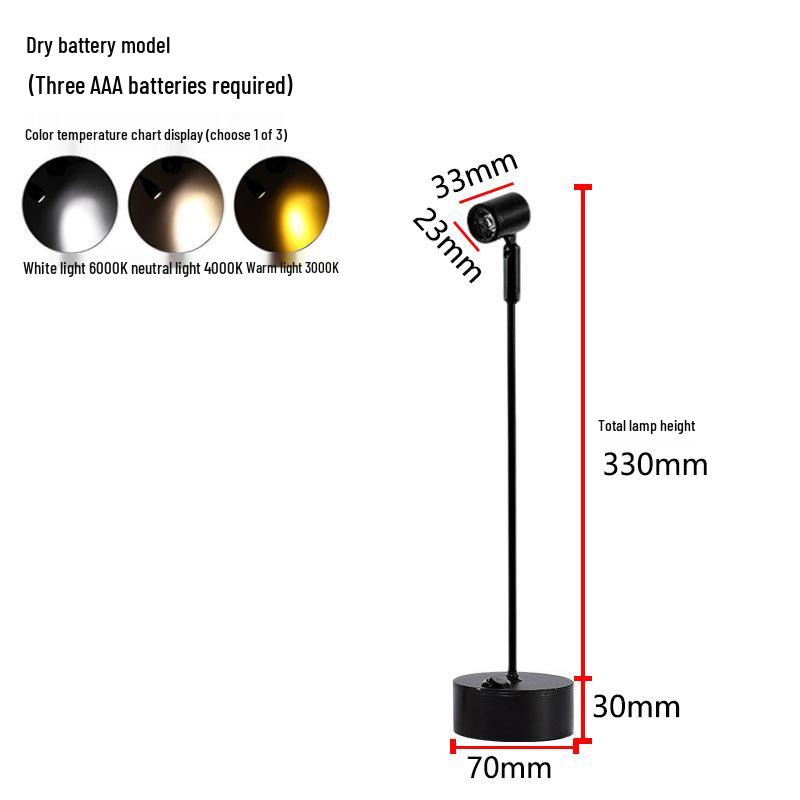 Wireless Jewelry Display Spotlight with Battery