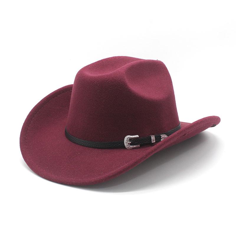 England Style Wool Felt Hat For Men With Wide Brim Sunshade Summer Fashion Accessory