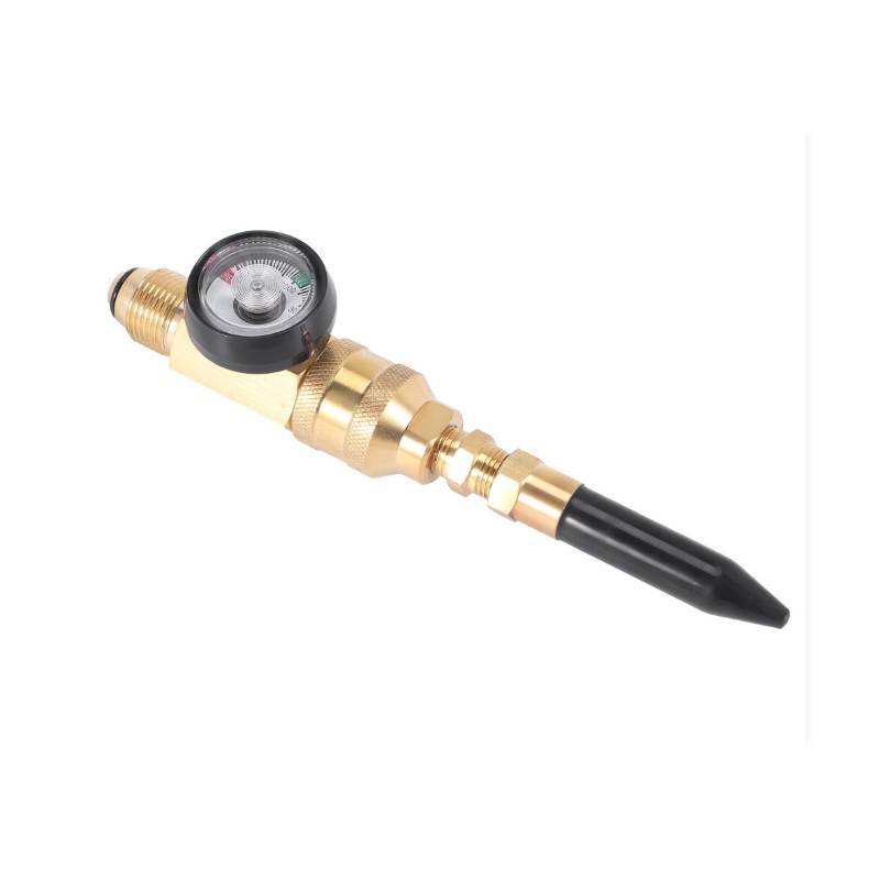 Heliumgasbehållare Ballongpump Regulator Med Tryckmätare Passar G5/8 Ventil