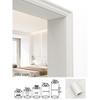 Self-Adhesive Wood Grain Door Renovation Sticker - Waterproof Decorative Cover-Up for Old Doors