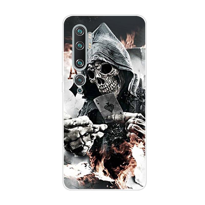 For Xiaomi Mi Note 10 Case Soft Silicone Back Cover Phone Case on For Xiaomi Redmi Note 10 Pro Coque For Xiomi Mi Note10 Pro
