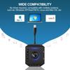 T10 Externe Soundkarte, USB-Audioadapter für PC, Windows, Mac, Linux, Laptops, Desktops, 0,138-Zoll Stereo-Soundkarte und USB-Schnittstelle,