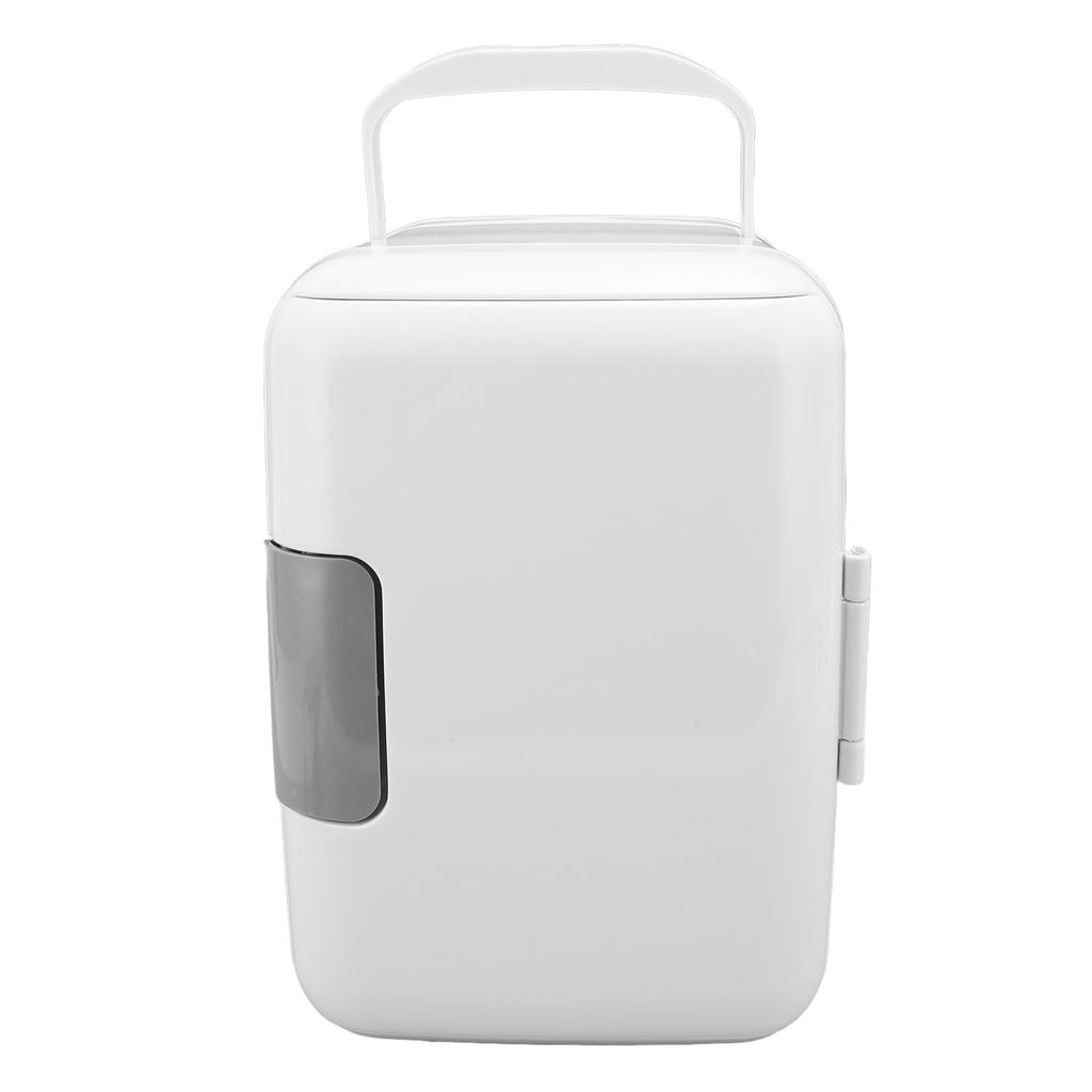 Car Mini Fridge 4L Low Noise Compact Skincare Beverage Cooler Warmer for RV Beverage Food Cosmetics