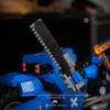 JD124 Blue Mecha Battle Hammer Building Blocks Motorcycle – Educational DIY Model Toy for Boys