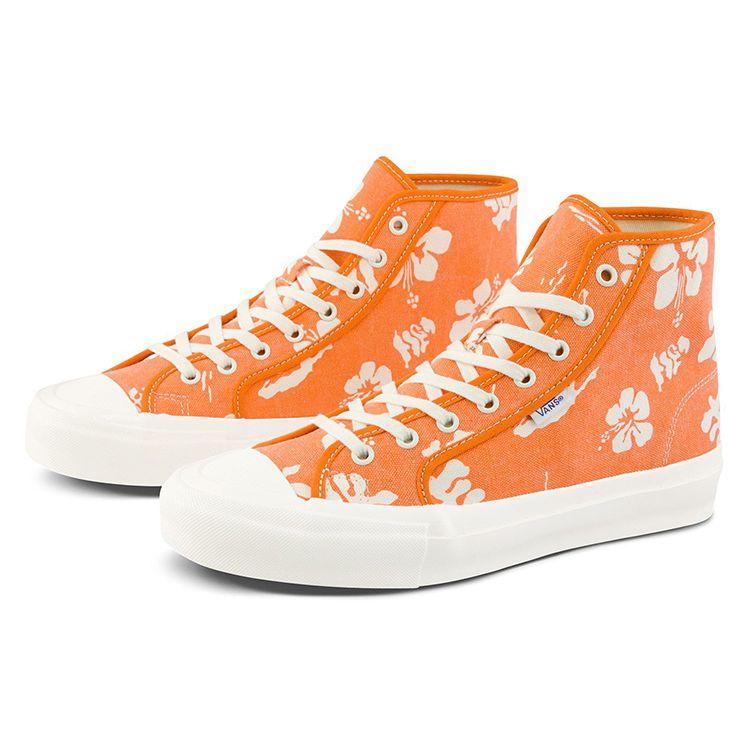 Vans OG Style 24 LX Hibiscus Pack - Persimmon Billys Tokyo Exclusive Unisex Sneakers Orange True-White VN0A5HUT4OD