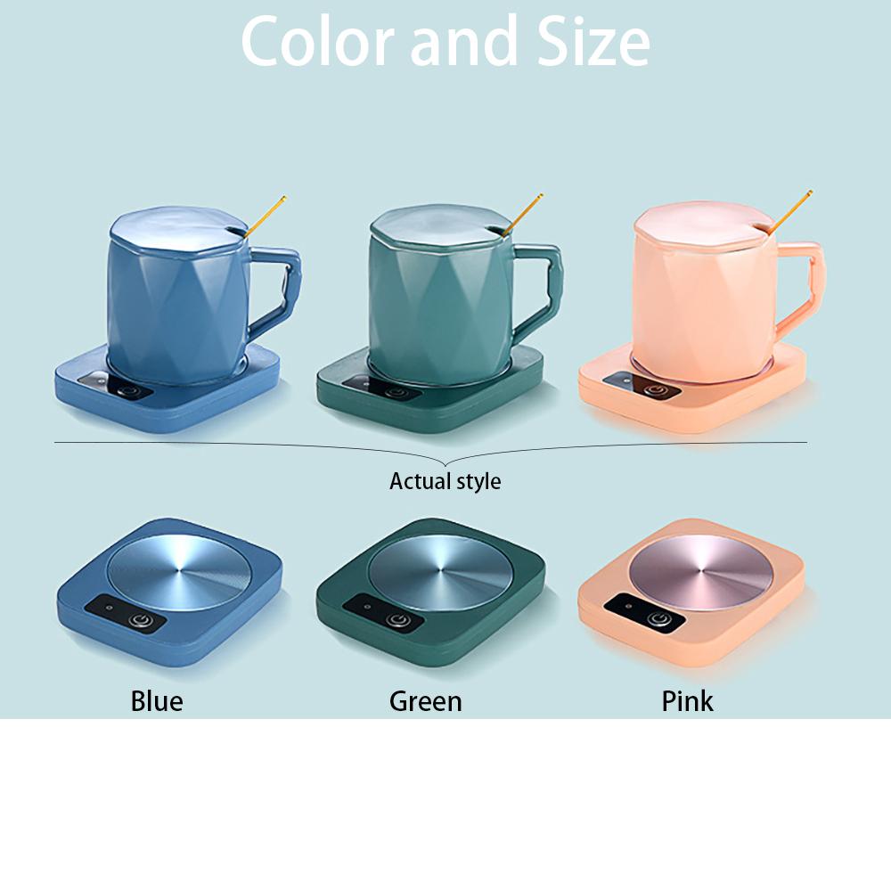 Elektrická podložka pod hrnek Konstantní teplota Inteligentní ohřívač Rychlé nahřívání Ohřívač hrnku Ohřívač Kancelář Nízký příkon Domácí kancelář Dárek