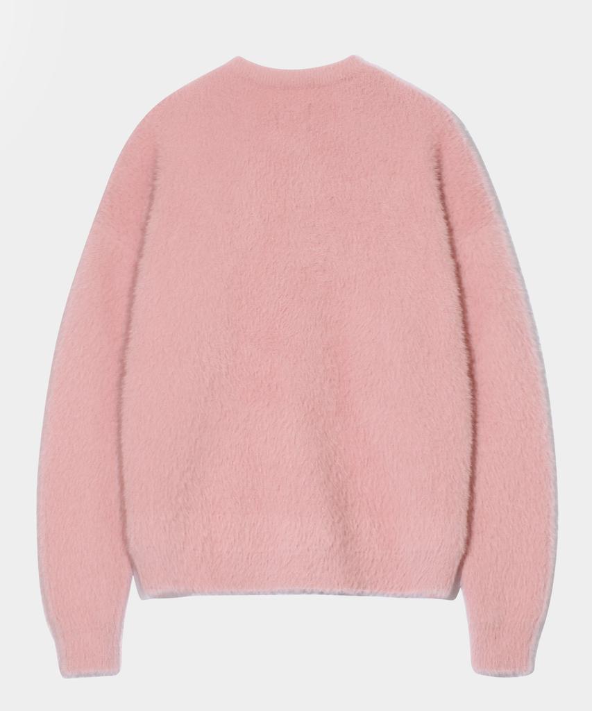 Dimiteulibeullaeg Essential Hairy Round Knit_Pink