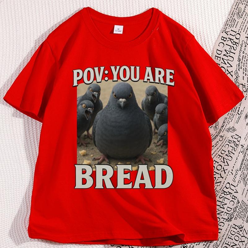 

Funny Pigeon T Shirt Birdy TShirt Casual Cotton Short Sleeve Round Neck Tshirt High Quality Loose Soft Comfortable Clothes S