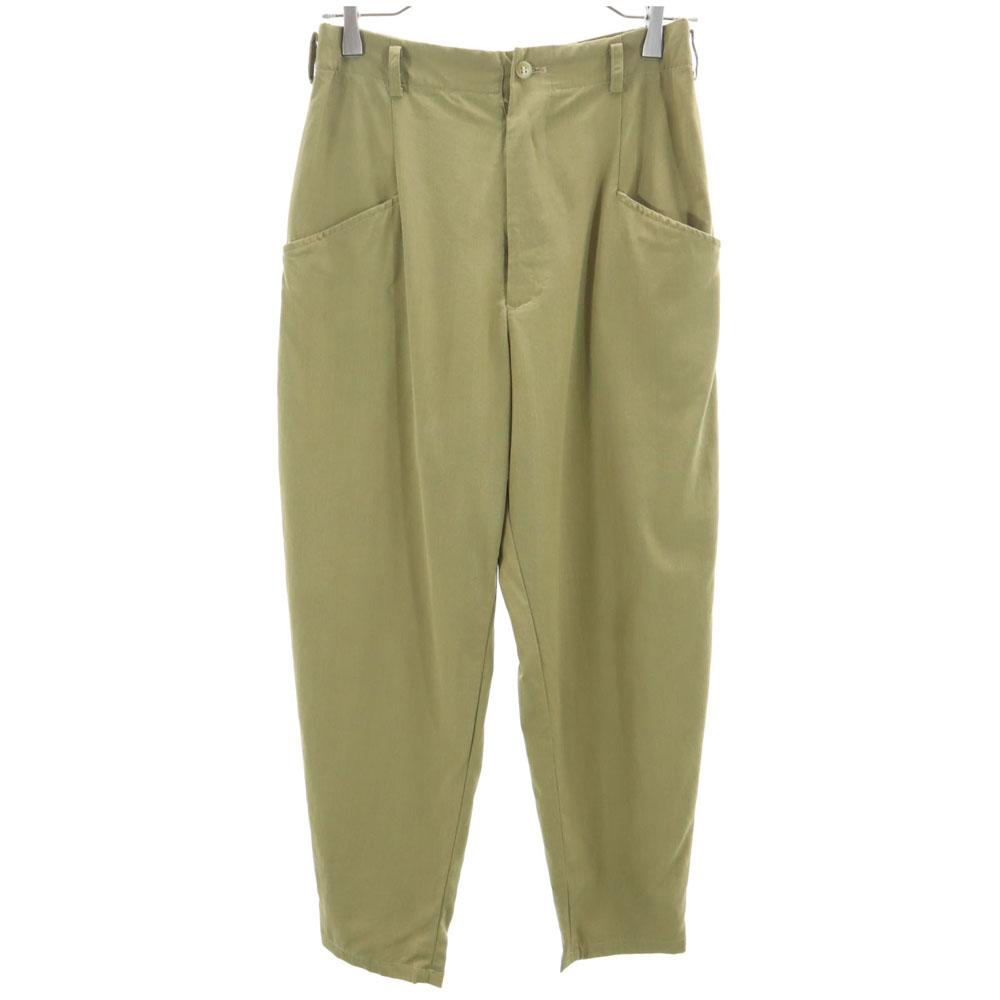 Y's 80s Made in Japan Vintage Tapered pants Khaki Women Used
