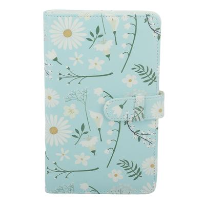 Mini Album Fotografico 3 Pollici PU PVC 108 Tasche Portafoglio Portatile Album per Foto per Fotocamera Istantanea Crisantemo