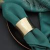 6PCS Modern Western-style Napkin Buckle Metal Napkin Loops  Tabletop Decoration