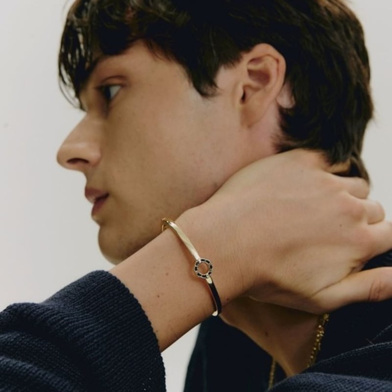 Gaman Goldene Uhr Tempus Armreif Armband