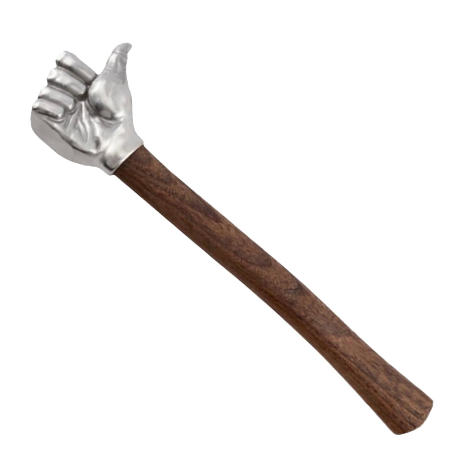 Fist Hammer Multifunctional with Wooden Handle Sledge Hammer for DIY Crafting Outdoor Camping Home Office Decor