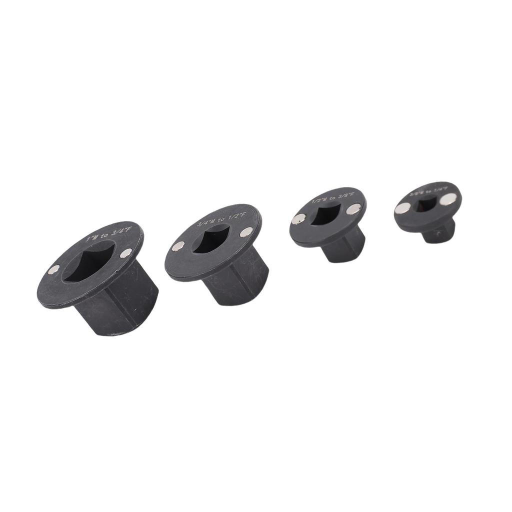 4PCS Insert Low Profile Impact Socket Adapter Set Drive Reducing 1in M 3 4in F 3 4 In M 1 2in F 1 2in M 3 8in F 3 8in M