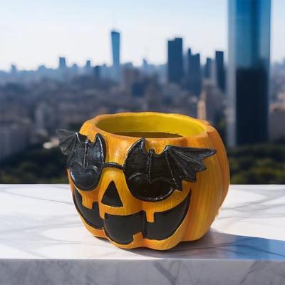 Halloweenská dýně Květináč Květinová nádoba Pryskyřičný květináč Misky na pěstování rostlin Školkařské potřeby Zahradní dekorace