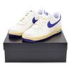 FQ8103-133 Air Force 1 '07 Sail Baunilha Pálido Dourado Camurça Azul Profundo (mulheres)