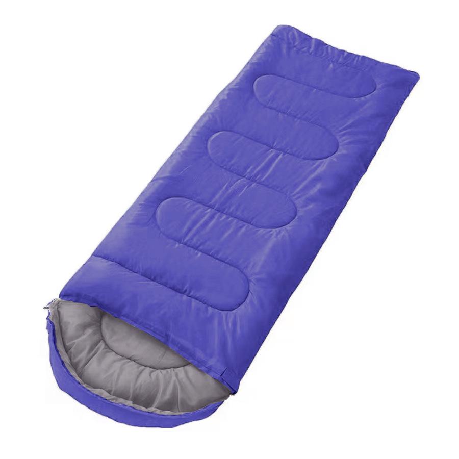 Sac de dormit portabil cald cu glugă pentru camping în aer liber - Îngroșat pentru primăvară, toamnă, iarnă