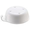 Yamazaki Magnetic & Hook-and-Loop Bathtub, White, Approx. W27.5 x D24 x H8cm, MIST, Breathable and Quick-Drying, 7322