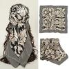New Leopard Print Snake Skin Pattern Silk Scarf Women's Decorative Large Square Silk Scarf Simulation Silk Versatile Neck Scarf