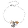 Amazon's new bohemian wind starfish shell conch rice bead anklet summer beach vacation wind