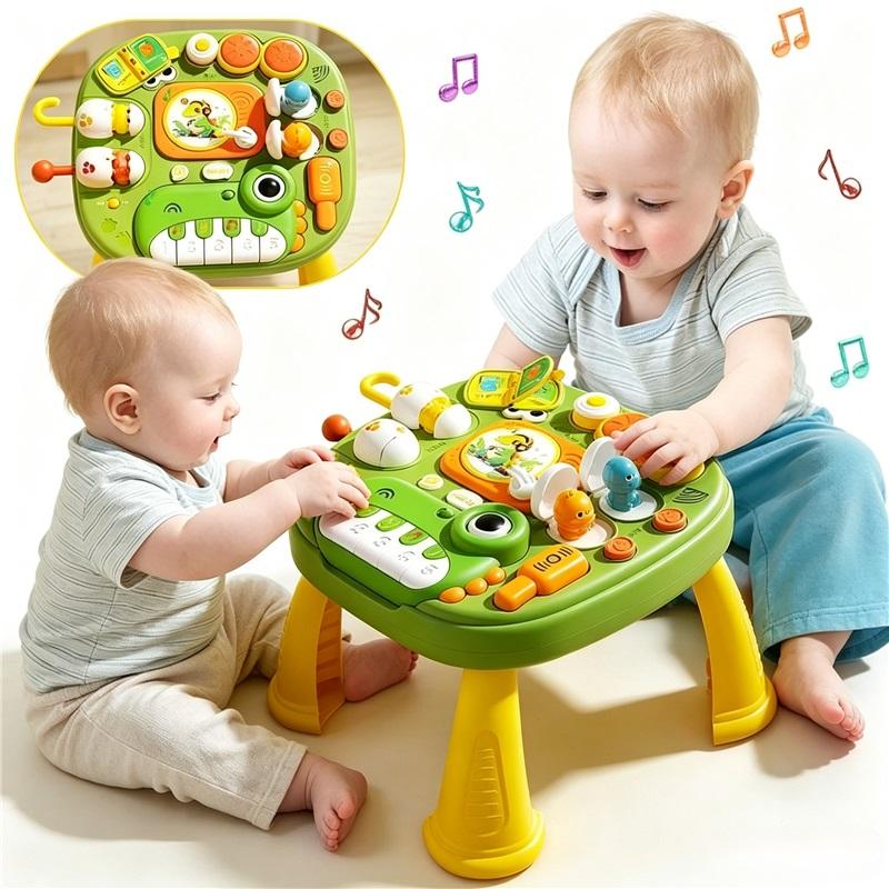 Multifunctional Learning Table for Toddlers with Music & Games, Educational Activity Toy