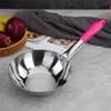 Stainless Steel Water Scoop Thicken Small Milk Pot Comfortable Grip Water Spoon  Outdoor