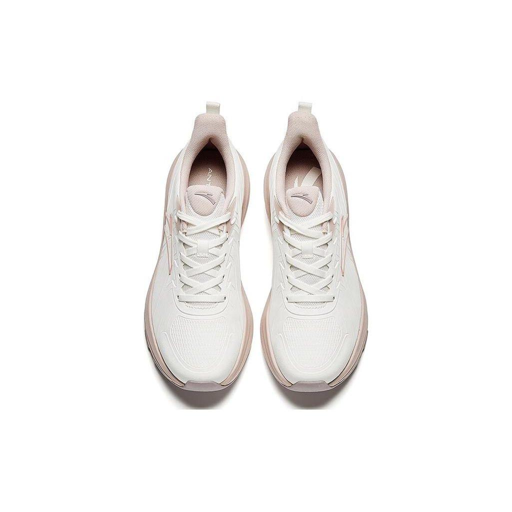 Anta Cloud Path Slip Resistant Slip Resistant Low Top Casual Running Shoes Women's White Gray 122345538-6