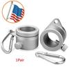 1Pc Alloy Flag Pole Rings 360 Degree Rotating Pole Mounting with Fixed HookAnti Wrap for 1 Inch
