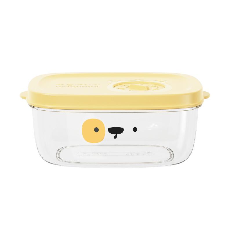 Multigrain Rice Packing Box, Brown Rice Frozen Fresh-Keeping Box, Microwave Oven Heating Quantitative Small Lunch Box, Refrigerator Fresh-Keeping Box