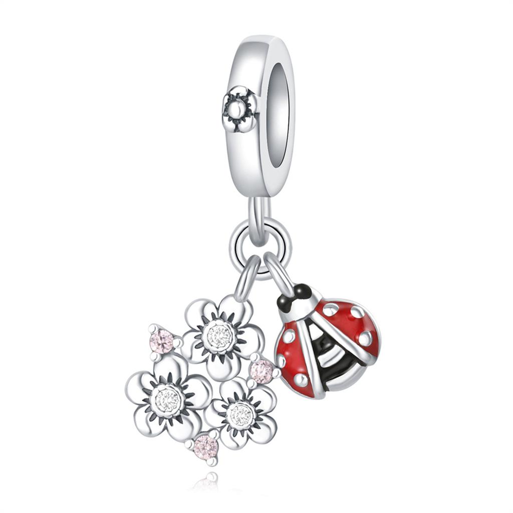 Copper Colorful Butterfly Dragonfly Series Pendant Charms Beads Fit Original Wear Birthday Diy Jewelry Gifts