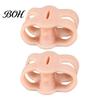 Toe Separators for Hallux Valgus 1 Pair Silicone Men Women, Breathable Double Hole Spacers Overlapping Toes And Correction, Soft SEBS Foot Cushions