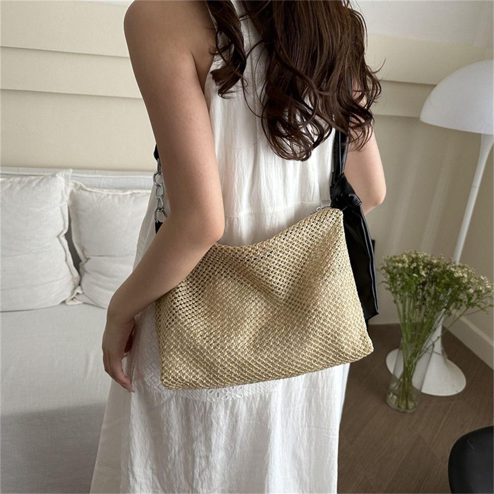 

Травяная сумка через плечо, сумки из ротанга, модные сумки для отпуска