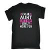 Im An Aunt Like A Mum Only More Fun Unisexs Funny Novelty T Shirt