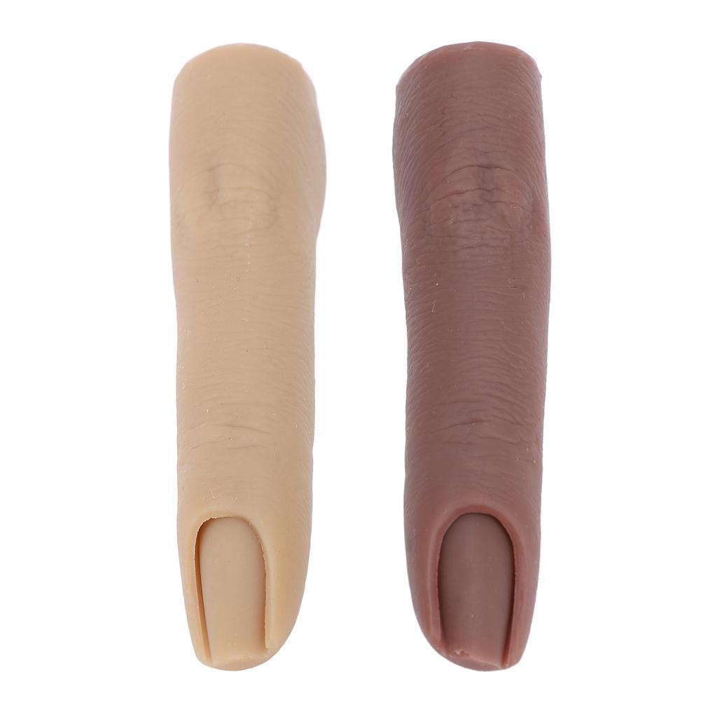 Silicone Practice Finger Soft Nail Training Model Bendable Flexible Mannequin with Joint