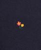 NODU Signature Flower Soft Knit [Navy]