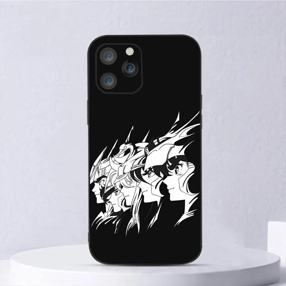 Saint Seiya Virgo Shaka Phone Case For iPhone 16,15,14,13,12,11,Plus,Pro Max,XS,X,XR,SE,Mini,8,7 Soft Silicone Black Cover