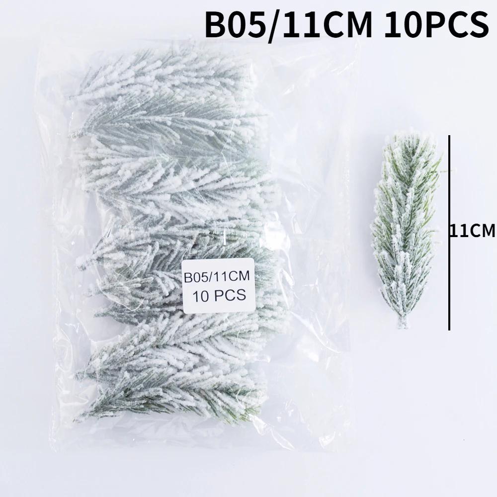 10/20Pcs Mini Artificial Pine Branches DIY Artificial Fir Branch Decoration Gift Candy New Year Christmas Decoration 2025