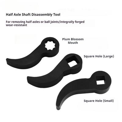 Angle Type Half Axle Disassembly Tool,Drive Pry Bar Adapter Used for Open-end Wrenches,Disassembling Axles Repair Tool