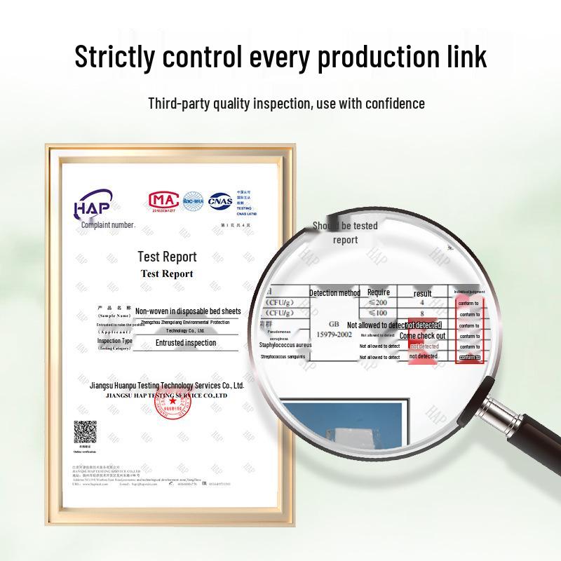 Thickened Non-Woven Disposable Bed Sheets - Breathable, Waterproof & Oil-Proof for Beauty Salons & Massage Tables