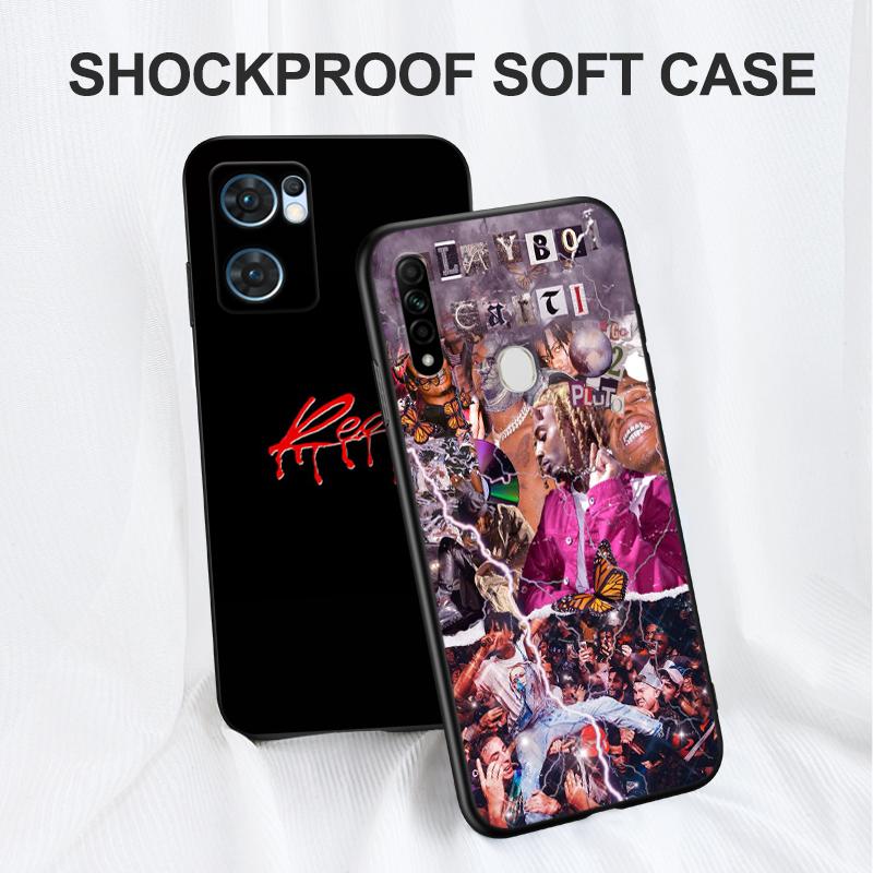 Schwarze TPU-Hülle für OPPO A11S A15 A15S A16 A16S A16K A16E K3 K10 K9S ACE2 5G Die Lit