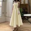 ZANZEA Women Casual U-Neck Summer Sleeveless A-line Dress