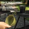 Outdoor Tactical Table, Lightweight IGT Aluminum Alloy Height-adjustable Table, Portable Foldable Camping Picnic BBQ Rack