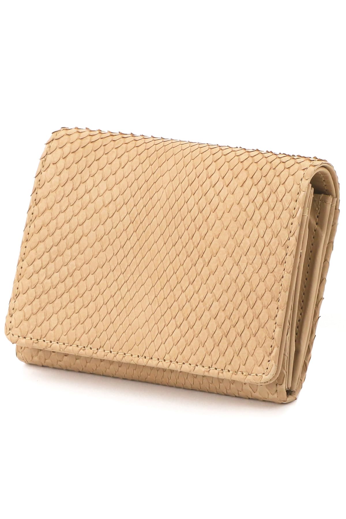 

Bifold Wallet Genuine Leather Sand Beige [Genten] Women s GE-44572-40