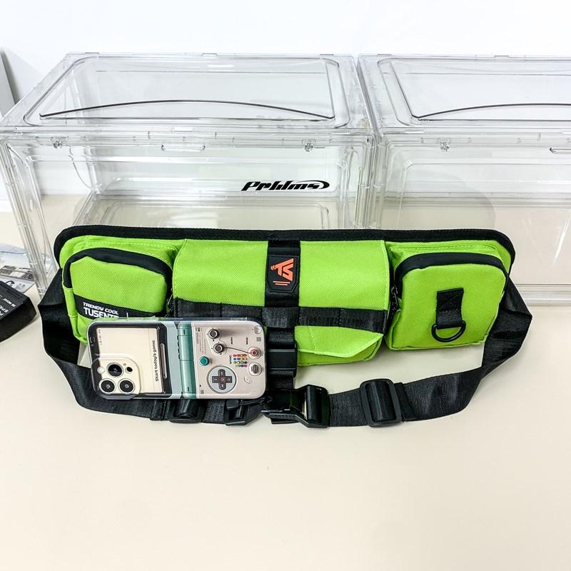 Women Sports Chest Bag Men's Riding Waist Bag Outdoor Large Capacity Water Kettle Bag