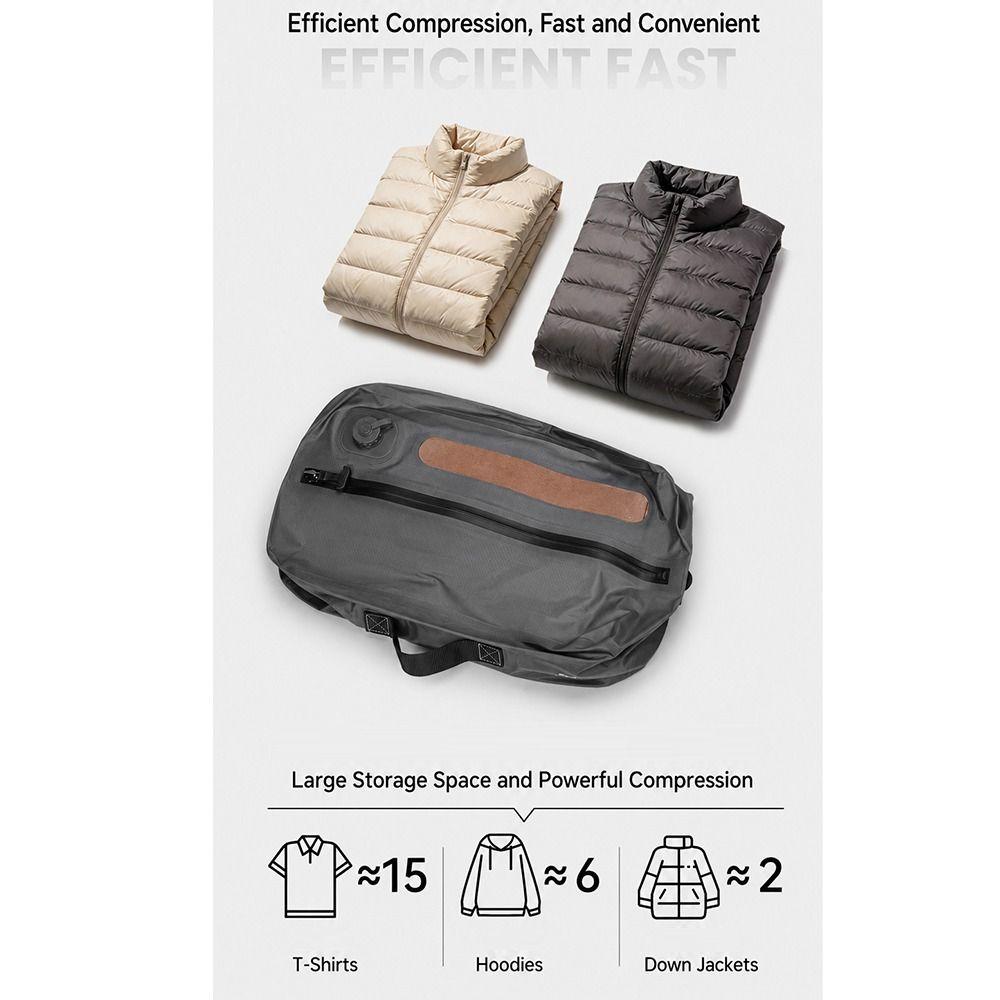 Reusable Electric Vacuum Bag Electric Pump Travel Compression Pack Compressed Storage Bag Suitcase