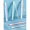 1pc Folding Ruler, Colorful Ruler For Students, Plastic Ruler, Multi-Color Available, For Geometric Drawing And Illustration