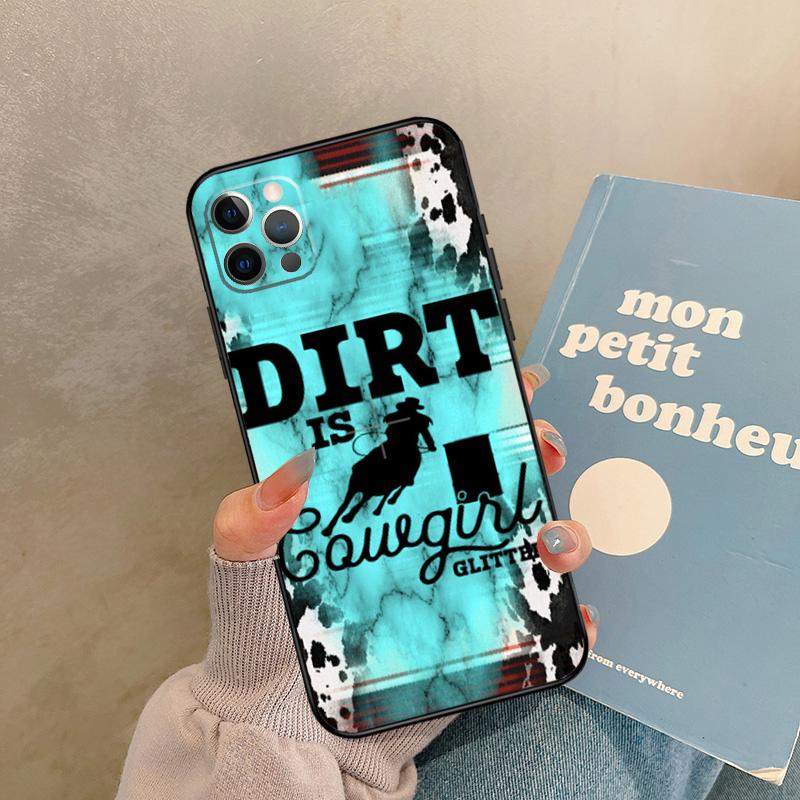 Western Highland Cow Sunflower Cute Case For iPhone 17 Air 13 16 15 11 12 14 Pro Max 13 mini XR 15 16 Plus 16e Back Cover Shell