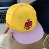Apple Embroidery Flat Edge Cap Women's Summer New Hat American Hip Hop Skateboard Student Baseball Cap